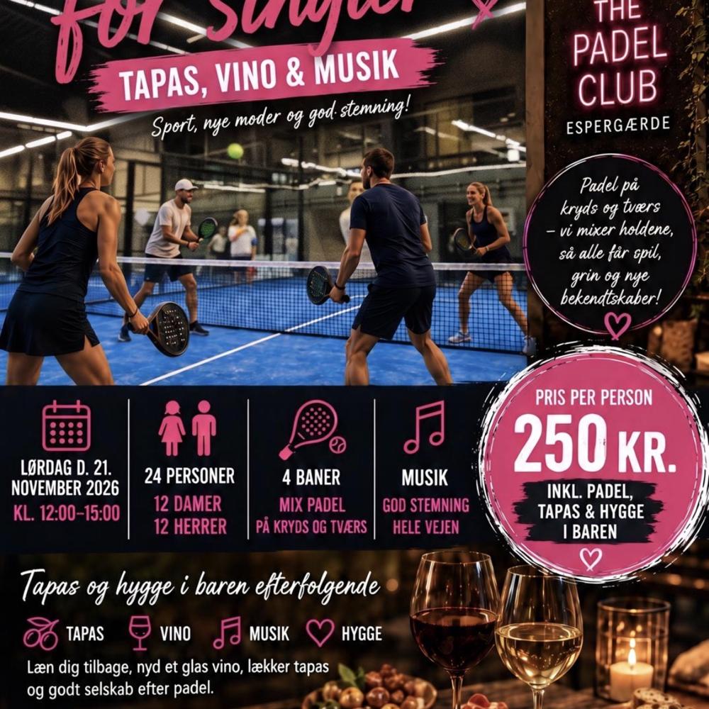 Mix Padel for singler