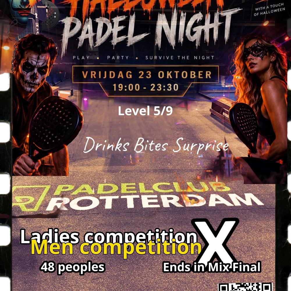 🎃 HALLOWEEN PADEL NIGHT – TERBREGG
