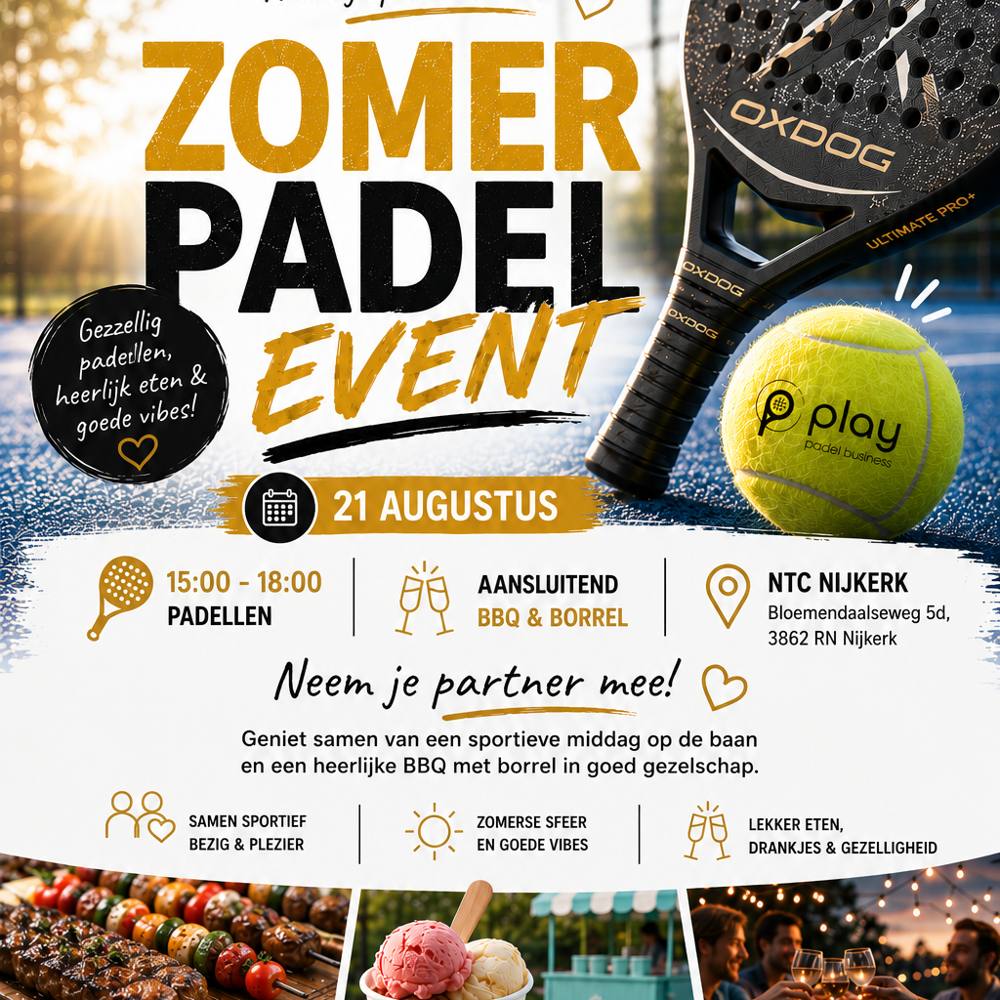 Zomer Event Play Padel Business